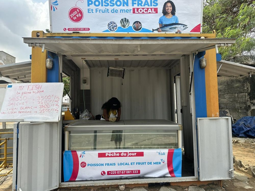Le kiosque My Fish, poisson frais et fruits de mer local